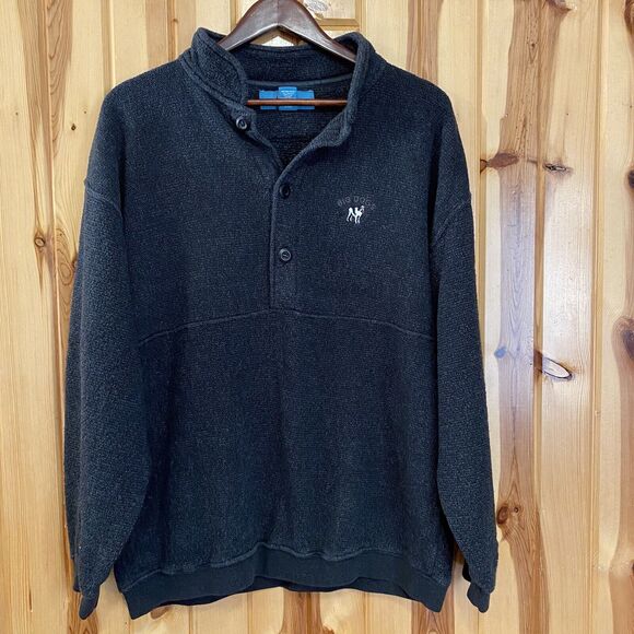 Big Dogs Other - Vintage Big Dogs Sweatshirt Mens Large Gray Pullover Henley Long Sleeve Thermal